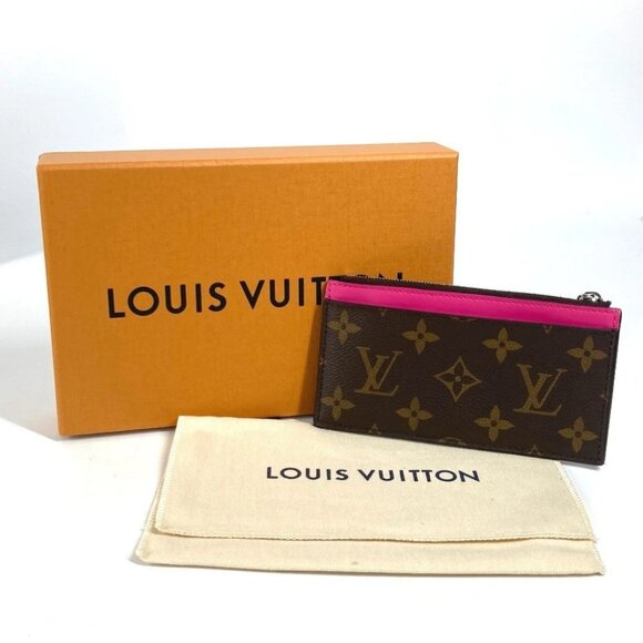 LOUIS VUITTON M82912 Monogram Coin card holder Compact Wallet Card Case purse - Picture 15 of 16
